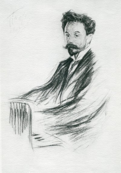 Alexander Nikolajewitsch Skrjabin (1827-1915), 1909 von Leonid Osipovic Pasternak